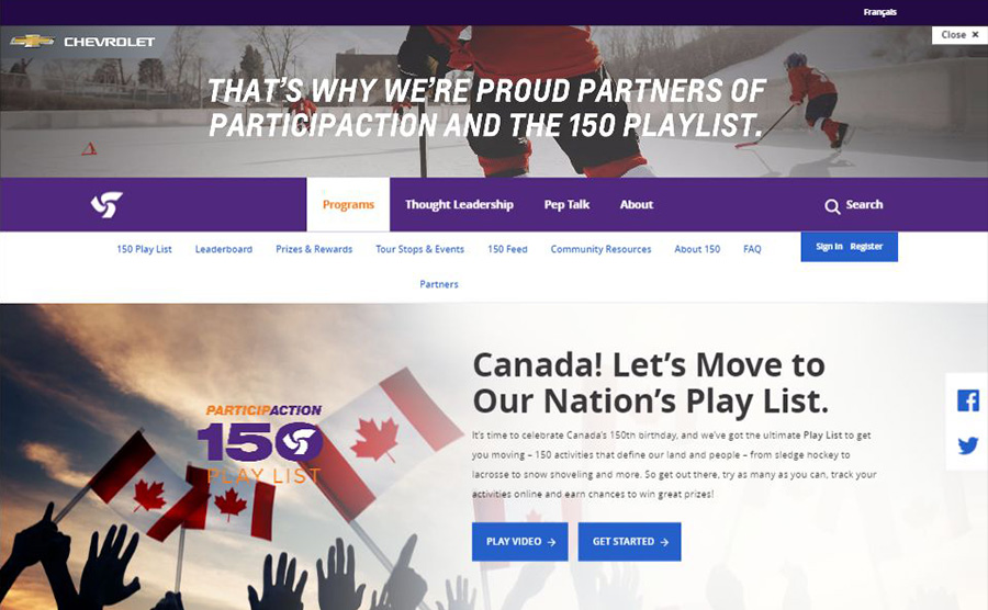 Participaction 150 Playlist